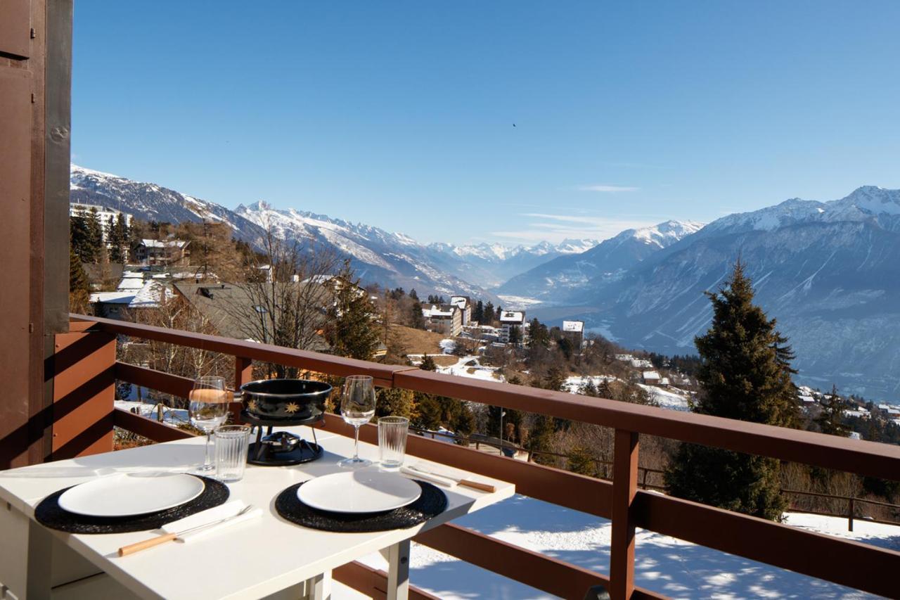Magnifique Appartement Proche Du Centre Et Du Ski Crans-Montana Eksteriør billede